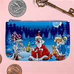 drunk Santa ugly xmas Large Coin Purse