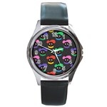 Christmas Zwarte Piet Round Metal Watch