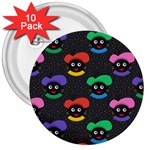 Christmas Zwarte Piet 3  Button (10 pack)