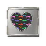 Christmas Zwarte Piet Mega Link Heart Italian Charm (18mm)