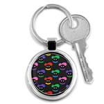 Christmas Zwarte Piet Key Chain (Round)