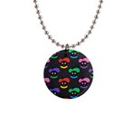 Christmas Zwarte Piet 1  Button Necklace