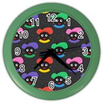 Christmas Zwarte Piet Color Wall Clock