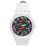 Christmas Zwarte Piet Round Plastic Sport Watch (M)