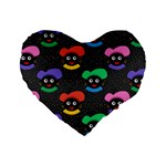 Christmas Zwarte Piet Standard 16  Premium Heart Shape Cushion 