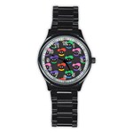 Christmas Zwarte Piet Stainless Steel Round Watch