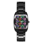 Christmas Zwarte Piet Stainless Steel Barrel Watch