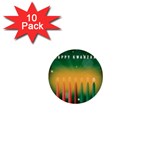 african women happy kwanzaa 1  Mini Button (10 pack) 