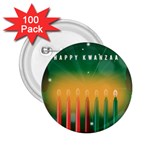 african women happy kwanzaa 2.25  Button (100 pack)