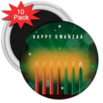 african women happy kwanzaa 3  Magnet (10 pack)