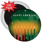 african women happy kwanzaa 3  Magnet (100 pack)