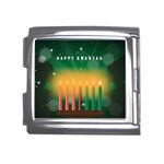 african women happy kwanzaa Mega Link Italian Charm (18mm)