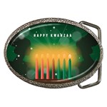 african women happy kwanzaa Belt Buckle