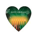 african women happy kwanzaa Magnet (Heart)