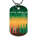 african women happy kwanzaa Dog Tag (One Side)