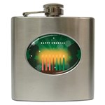 african women happy kwanzaa Hip Flask (6 oz)