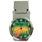 african women happy kwanzaa Money Clip Watch