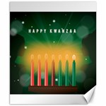 african women happy kwanzaa Canvas 8  x 10 