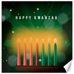 african women happy kwanzaa Canvas 12  x 12 