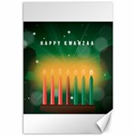 african women happy kwanzaa Canvas 12  x 18 