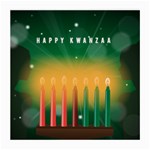 african women happy kwanzaa Medium Glasses Cloth