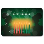 african women happy kwanzaa Large Doormat