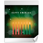 african women happy kwanzaa Canvas 11  x 14 