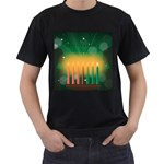 african women happy kwanzaa Men s T-Shirt (Black)