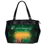 african women happy kwanzaa Oversize Office Handbag (2 Sides)