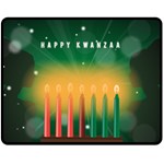 african women happy kwanzaa Fleece Blanket (Medium)