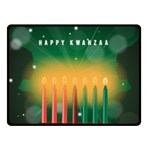 african women happy kwanzaa Fleece Blanket (Small)