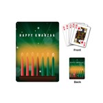 african women happy kwanzaa Playing Cards (Mini)