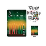 african women happy kwanzaa Playing Cards 54 (Mini)