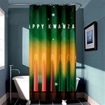 african women happy kwanzaa Shower Curtain 36  x 72  (Stall)