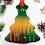 african women happy kwanzaa Ornament (Christmas Tree) 