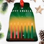 african women happy kwanzaa Ornament (Bell)