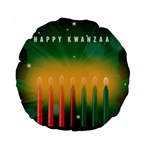 african women happy kwanzaa Standard 15  Premium Round Cushion 