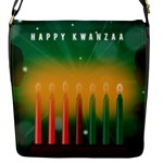 african women happy kwanzaa Flap Closure Messenger Bag (S)