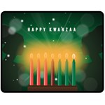 african women happy kwanzaa Double Sided Fleece Blanket (Medium)