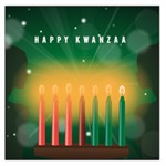 african women happy kwanzaa Large Satin Scarf (Square)