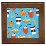 Pumpkin Spice Love Framed Tile