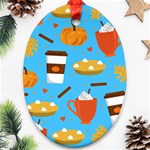 Pumpkin Spice Love Ornament (Oval)