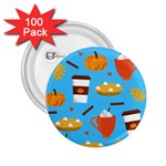 Pumpkin Spice Love 2.25  Button (100 pack)