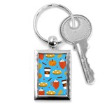 Pumpkin Spice Love Key Chain (Rectangle)