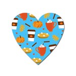 Pumpkin Spice Love Magnet (Heart)