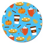 Pumpkin Spice Love Magnet 5  (Round)