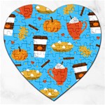 Pumpkin Spice Love Jigsaw Puzzle (Heart)