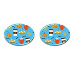 Pumpkin Spice Love Cufflinks (Oval)