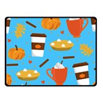 Pumpkin Spice Love Fleece Blanket (Small)