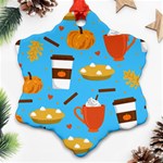 Pumpkin Spice Love Ornament (Snowflake)